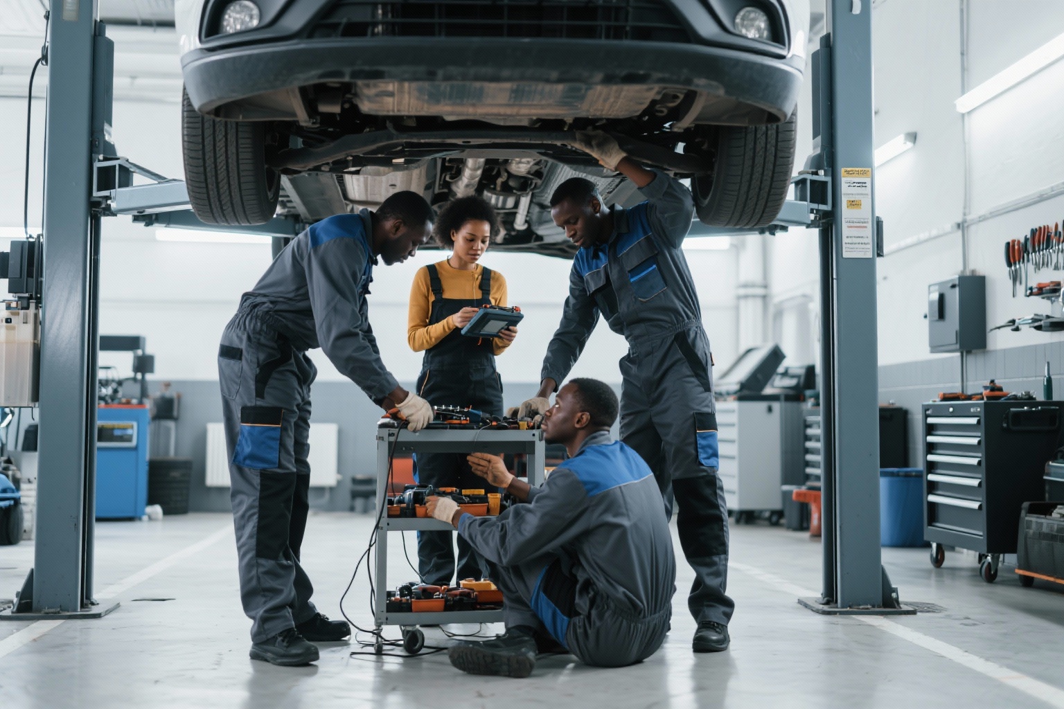 Équipe de mécaniciens